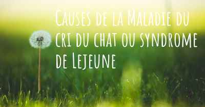 Causes de la Maladie du cri du chat ou syndrome de Lejeune