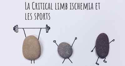 La Critical limb ischemia et les sports