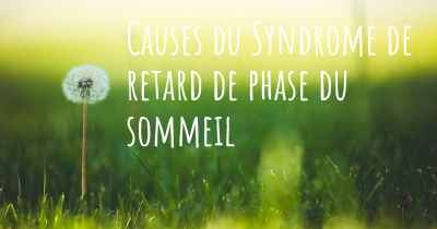 Causes du Syndrome de retard de phase du sommeil