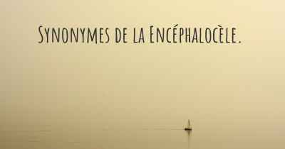 Synonymes de la Encéphalocèle. 