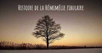 Histoire de la Hémimélie fibulaire