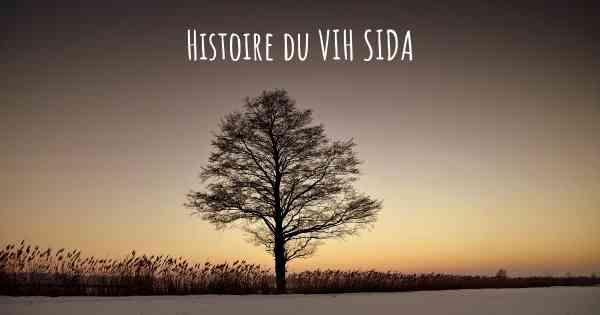 Histoire du VIH SIDA