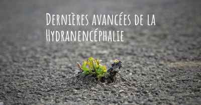 Dernières avancées de la Hydranencéphalie