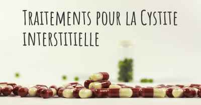 Traitements pour la Cystite interstitielle