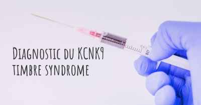 Diagnostic du KCNK9 timbre syndrome