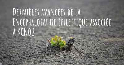 Dernières avancées de la Encéphalopathie épileptique associée à KCNQ2