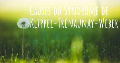 Causes du Syndrome de Klippel-Trénaunay-Weber
