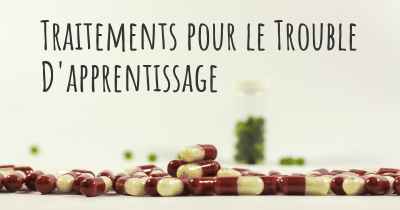 Traitements pour le Trouble D'apprentissage