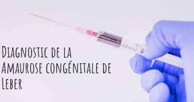 Diagnostic de la Amaurose congénitale de Leber