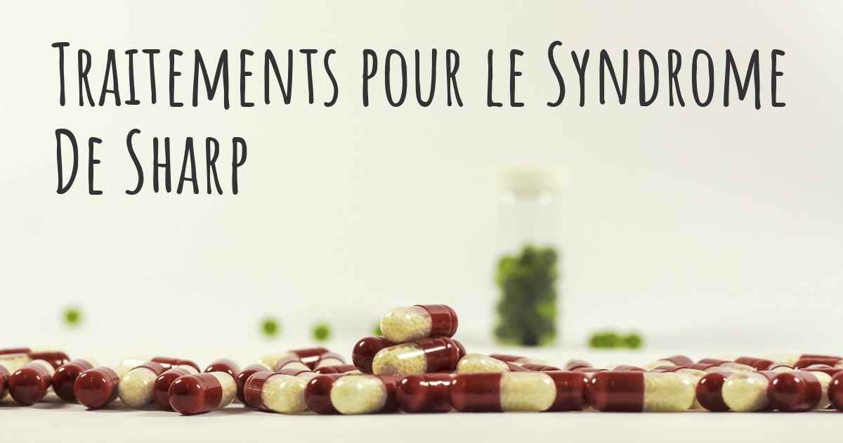 Quelles sont les meilleures thérapies du Syndrome De Sharp?