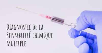 Diagnostic de la Sensibilité chimique multiple