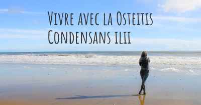 Vivre avec la Osteitis Condensans ilii