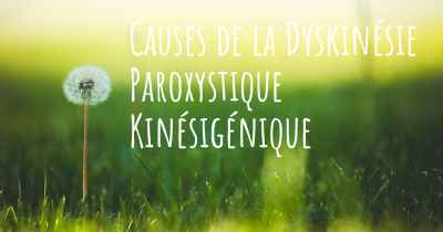 Causes de la Dyskinésie Paroxystique Kinésigénique