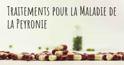 Traitements pour la Maladie de la Peyronie