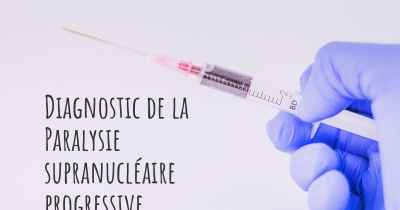 Diagnostic de la Paralysie supranucléaire progressive