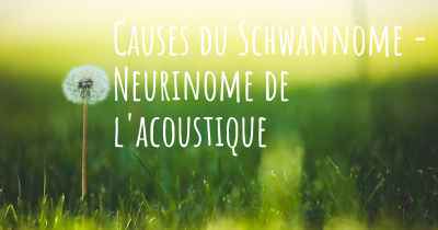 Causes du Schwannome - Neurinome de l'acoustique