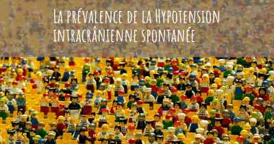 La prévalence de la Hypotension intracrânienne spontanée