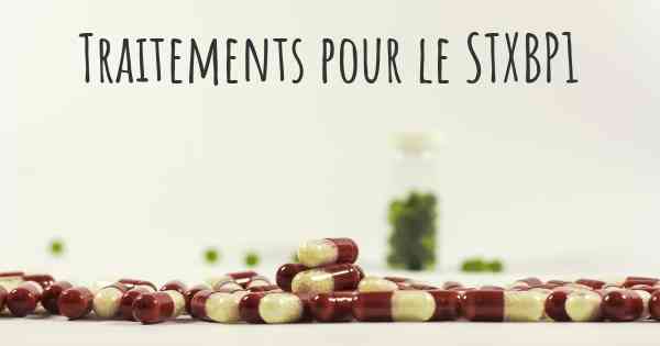Traitements pour le STXBP1