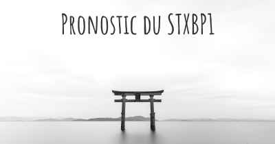 Pronostic du STXBP1