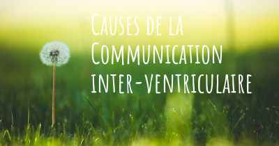 Causes de la Communication inter-ventriculaire