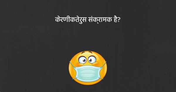 केरणीकतेरुस संक्रामक है?