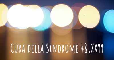 Cura della Sindrome 48,XXYY