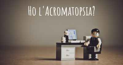 Ho l'Acromatopsia?