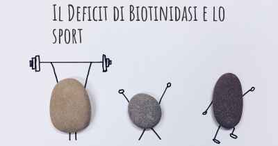 Il Deficit di Biotinidasi e lo sport