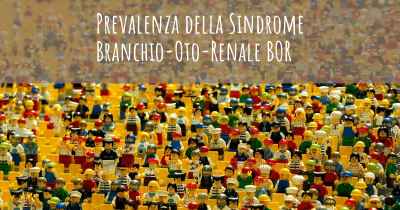 Prevalenza della Sindrome Branchio-Oto-Renale BOR