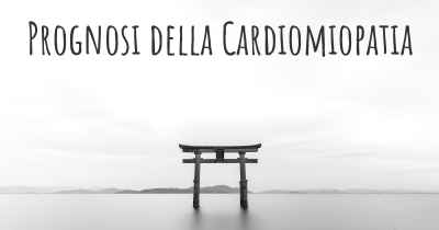 Prognosi della Cardiomiopatia