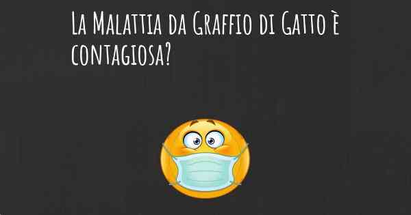 La Malattia da Graffio di Gatto è contagiosa?