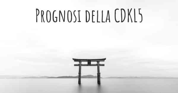 Prognosi della CDKL5