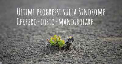 Ultimi progressi sulla Sindrome Cerebro-costo-mandibolare