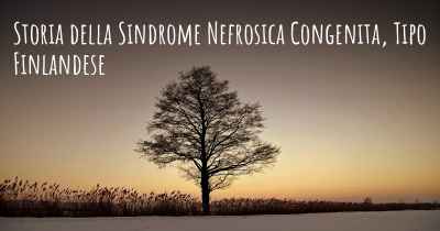 Storia della Sindrome Nefrosica Congenita, Tipo Finlandese