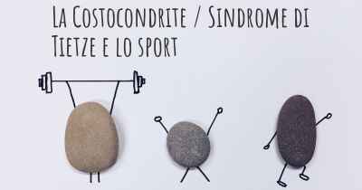 La Costocondrite / Sindrome di Tietze e lo sport