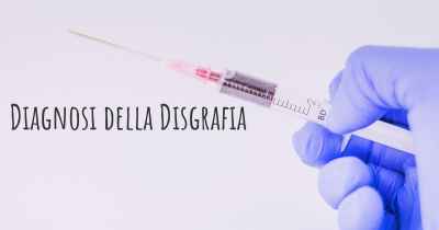 Diagnosi della Disgrafia