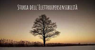 Storia dell'Elettroipersensibilità