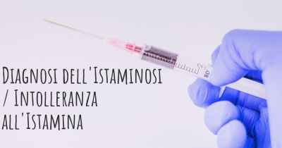 Diagnosi dell'Istaminosi / Intolleranza all'Istamina