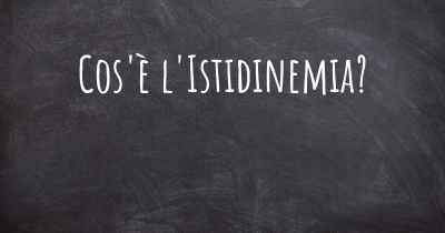 Cos'è l'Istidinemia?