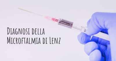 Diagnosi della Microftalmia di Lenz