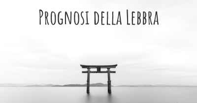 Prognosi della Lebbra