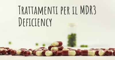 Trattamenti per il MDR3 Deficiency