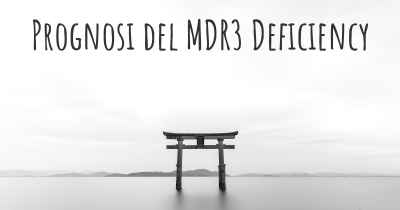 Prognosi del MDR3 Deficiency