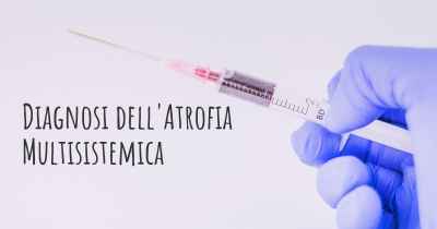 Diagnosi dell'Atrofia Multisistemica