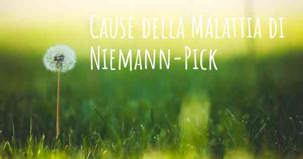 Cause della Malattia di Niemann-Pick