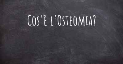 Cos'è l'Osteomia?