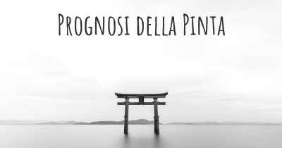 Prognosi della Pinta