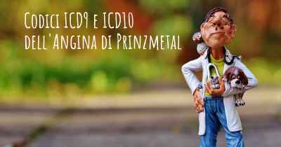 Codici ICD9 e ICD10 dell'Angina di Prinzmetal