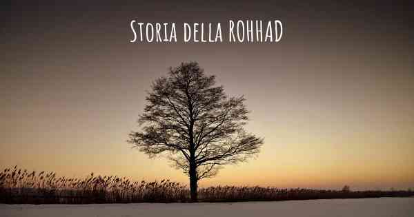 Storia della ROHHAD