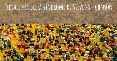 Prevalenza della Sindrome di Stevens-Johnson